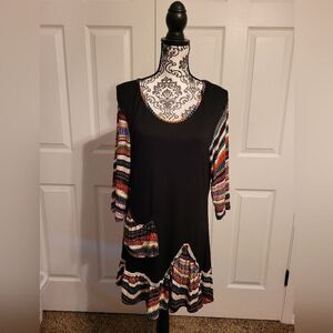 Aster boho‎ multi color large dress